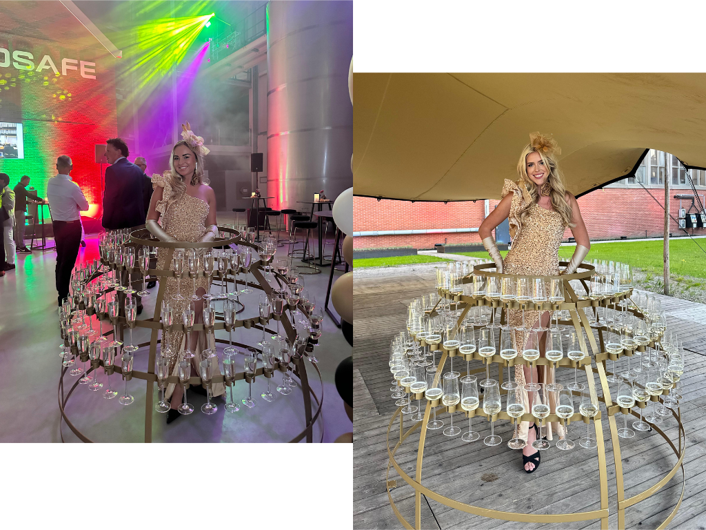 Champagne dame